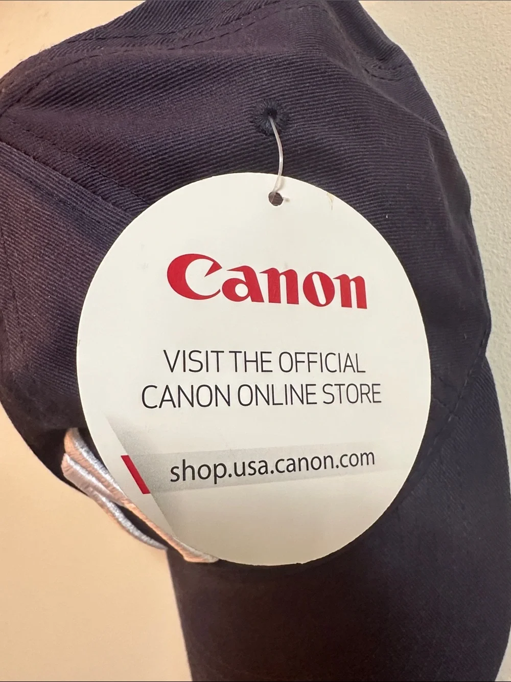 Canon Black Adult Baseball Cap with White NY Logo